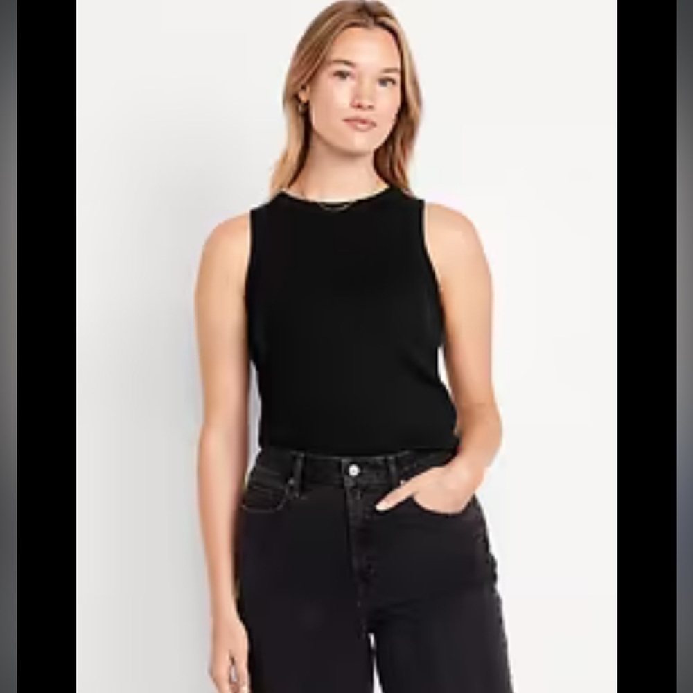 Old navy cotton black athletic top